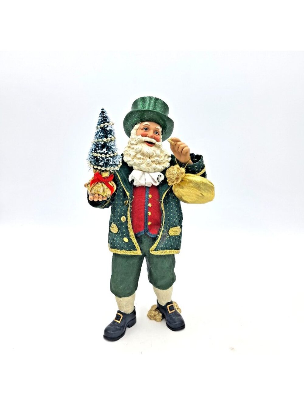 Musical Santa Claus - Wind Up- Plays  "When Irish Eyes Are Smiling"